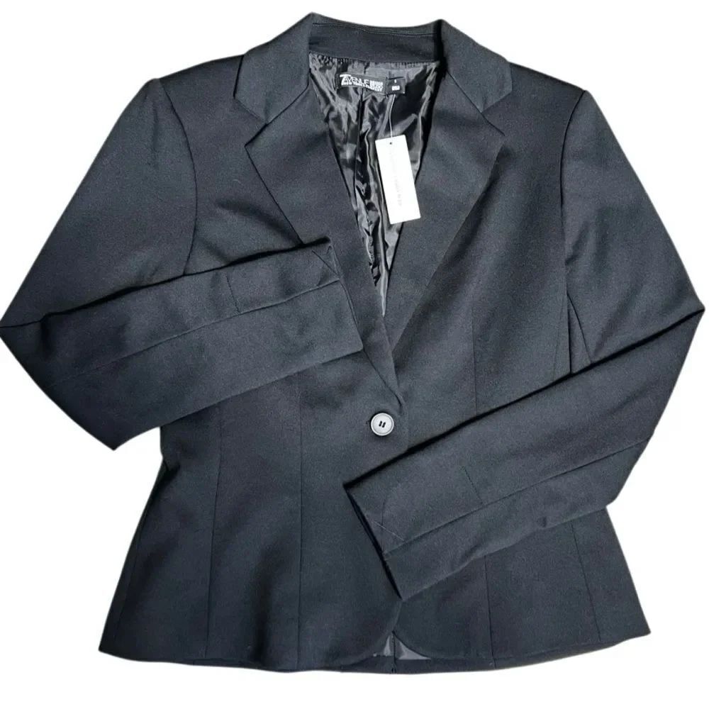 7th Avenue New York & Co. blazer one button black size 2 - Picture 16 of 16
